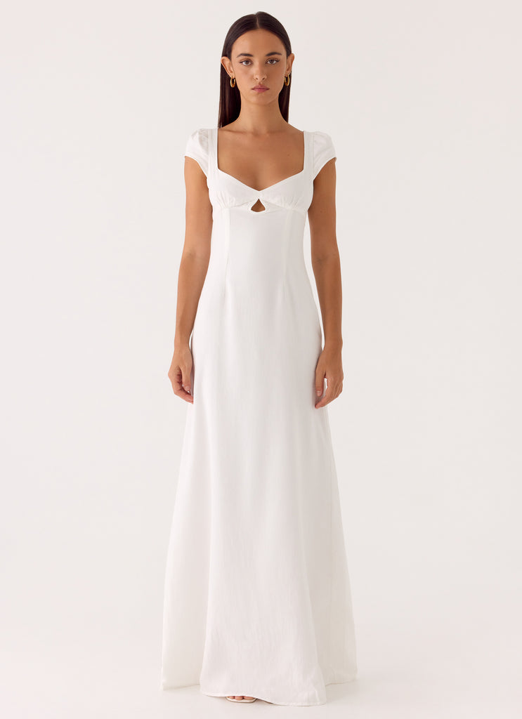 Never Really Over Maxi Dress - White