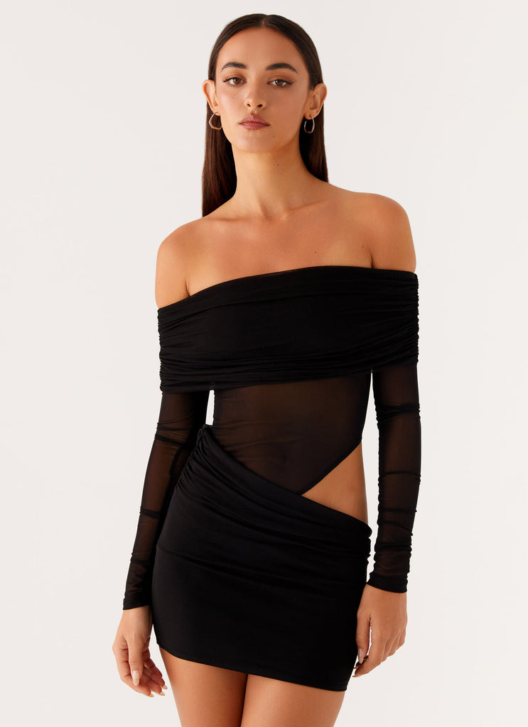 No Doubt Mini Dress - Black Peppermayo No Doubt Mini Dress - Black Peppermayo