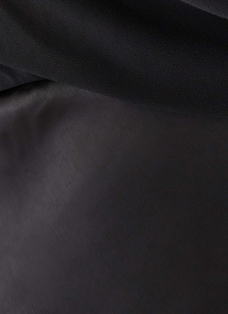 Nymera Scarf Micro Mini - Black