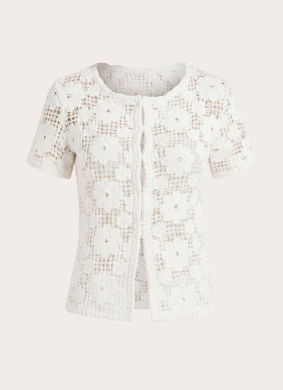 Nyxie Crochet Top - White