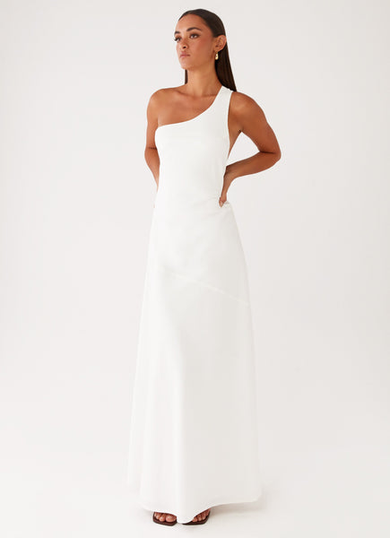 Casual ivory maxi dress new arrivals