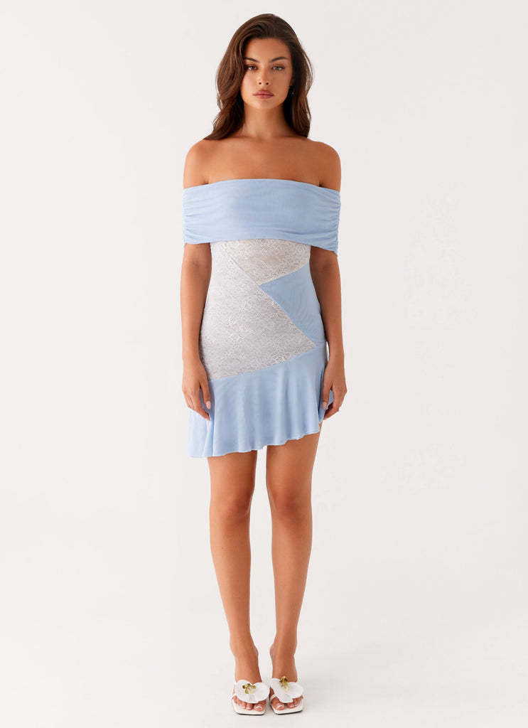 Ocean Road Mini Dress - Blue