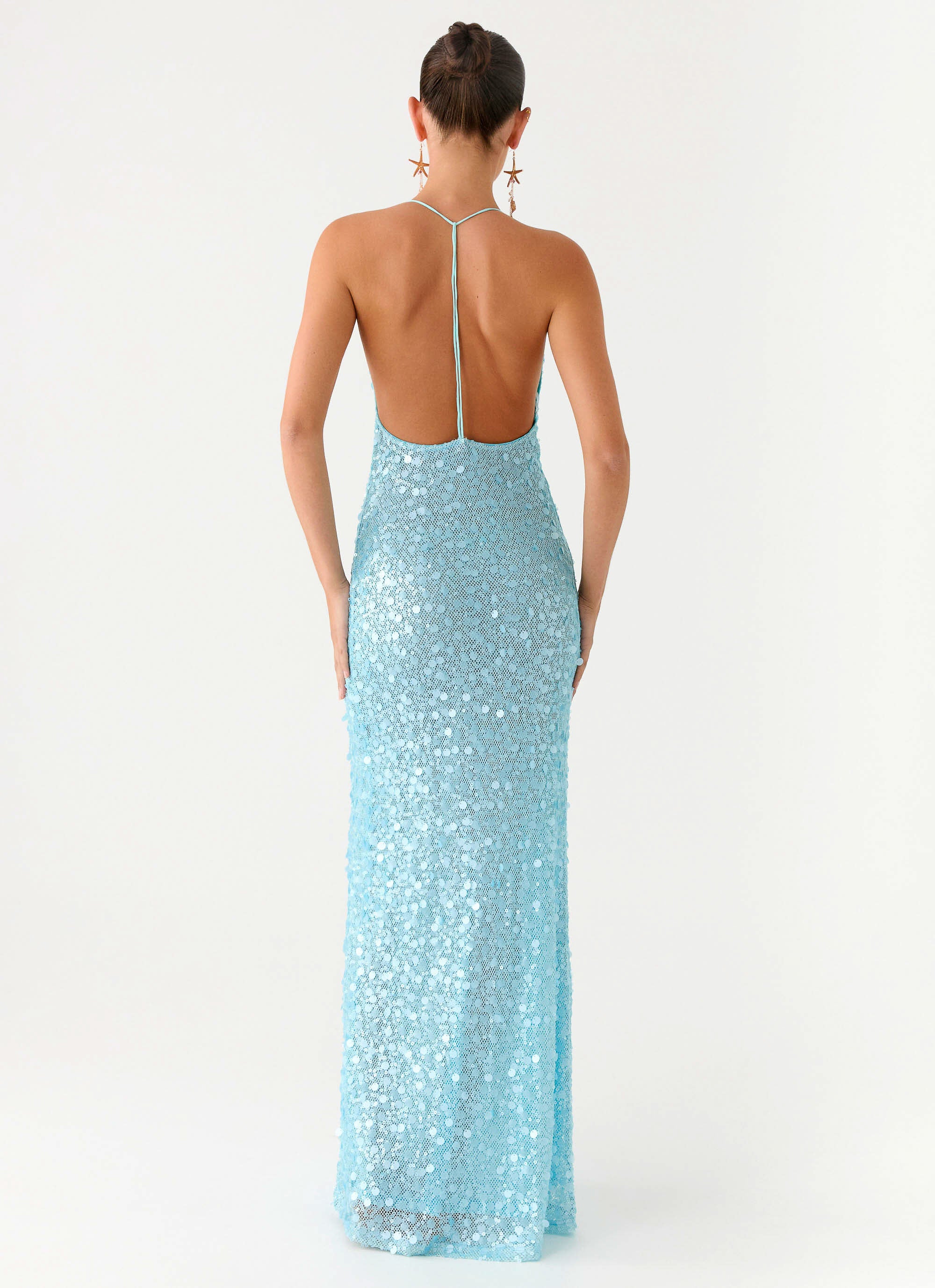Ocean Views Sequin Maxi Dress