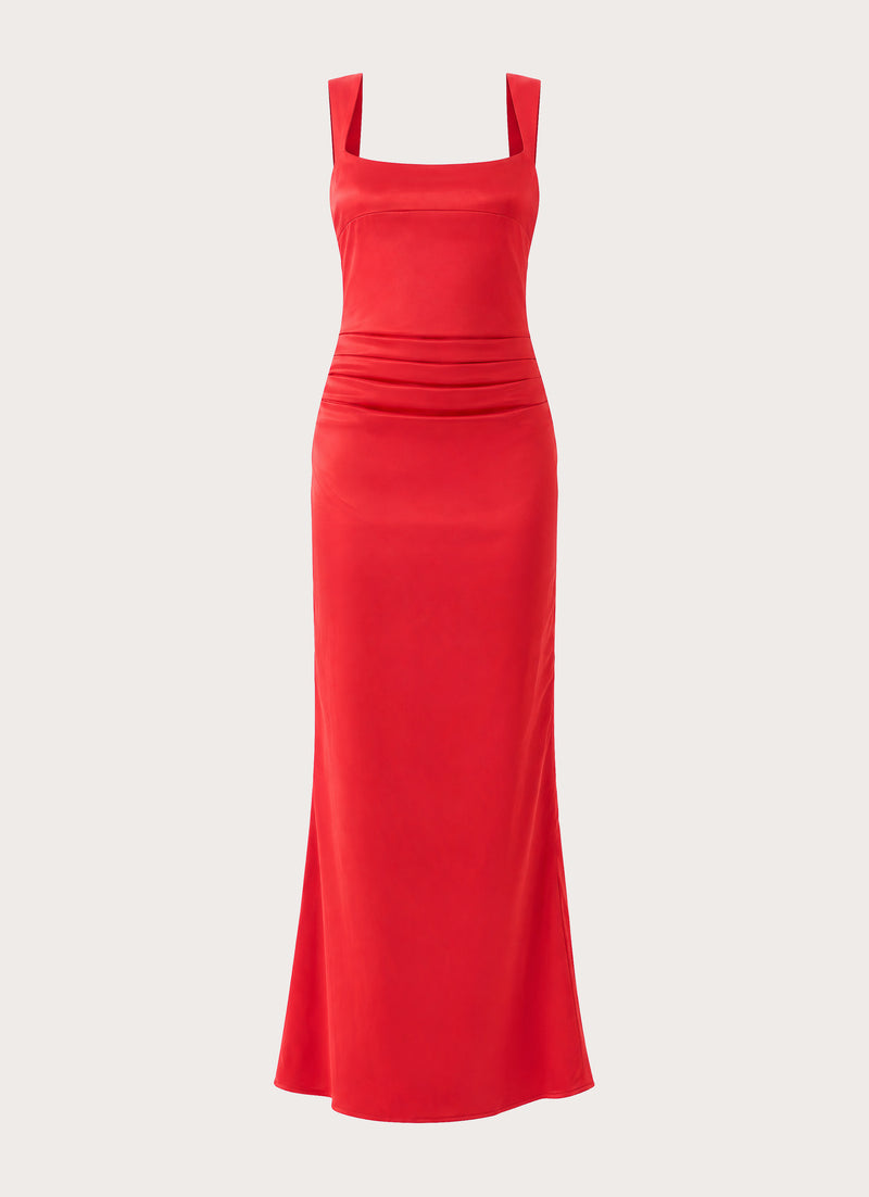 Odetta Maxi Dress - Red