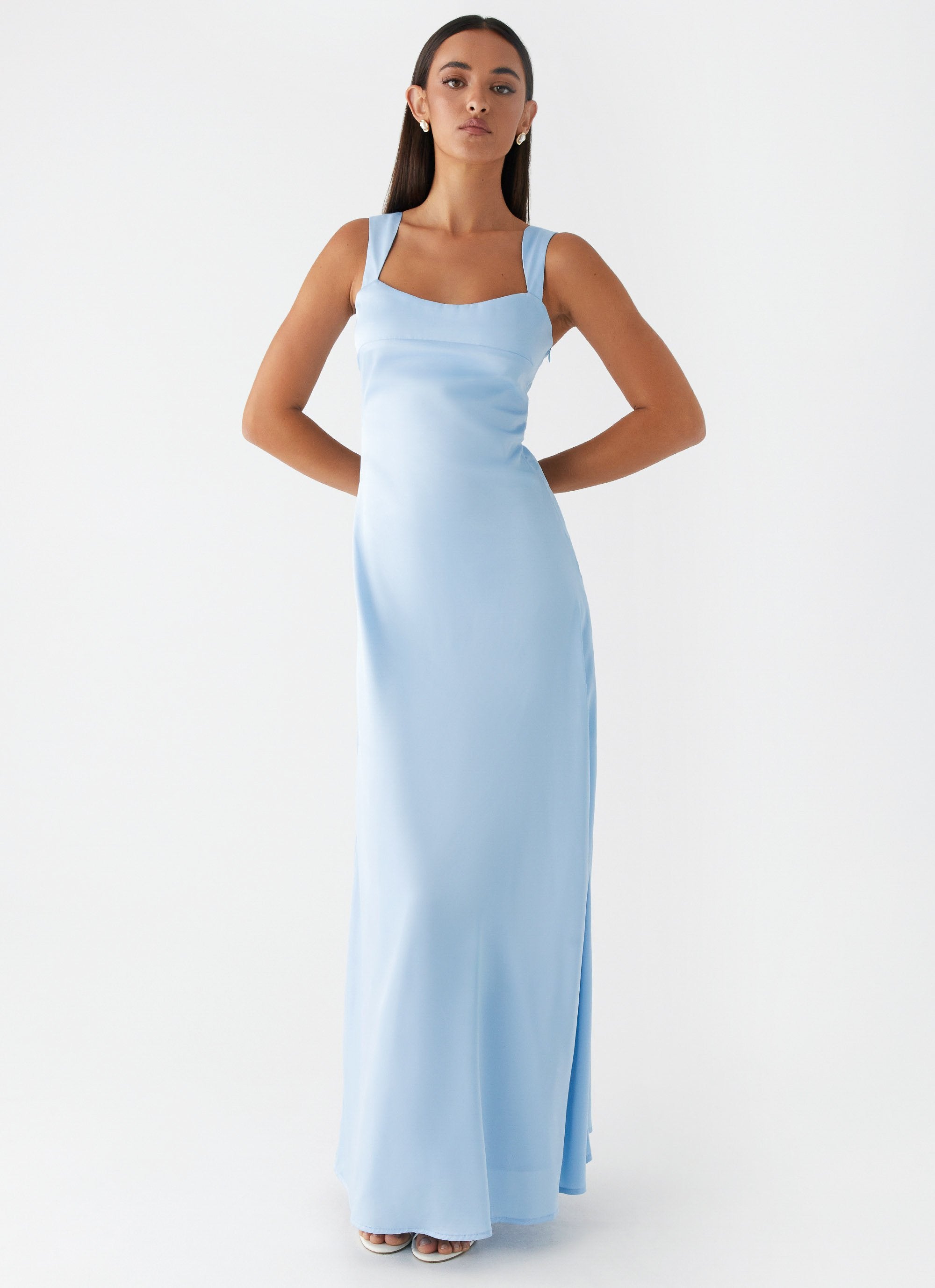 Blue Satin Dress Maxi Blue Satin Dress Slate Blue Maxi Dress With Sleeves Discount Blue Blue Satin Dress Maxi Blue Satin Dress Slate Blue Maxi Dress With Sleeves Discount Blue