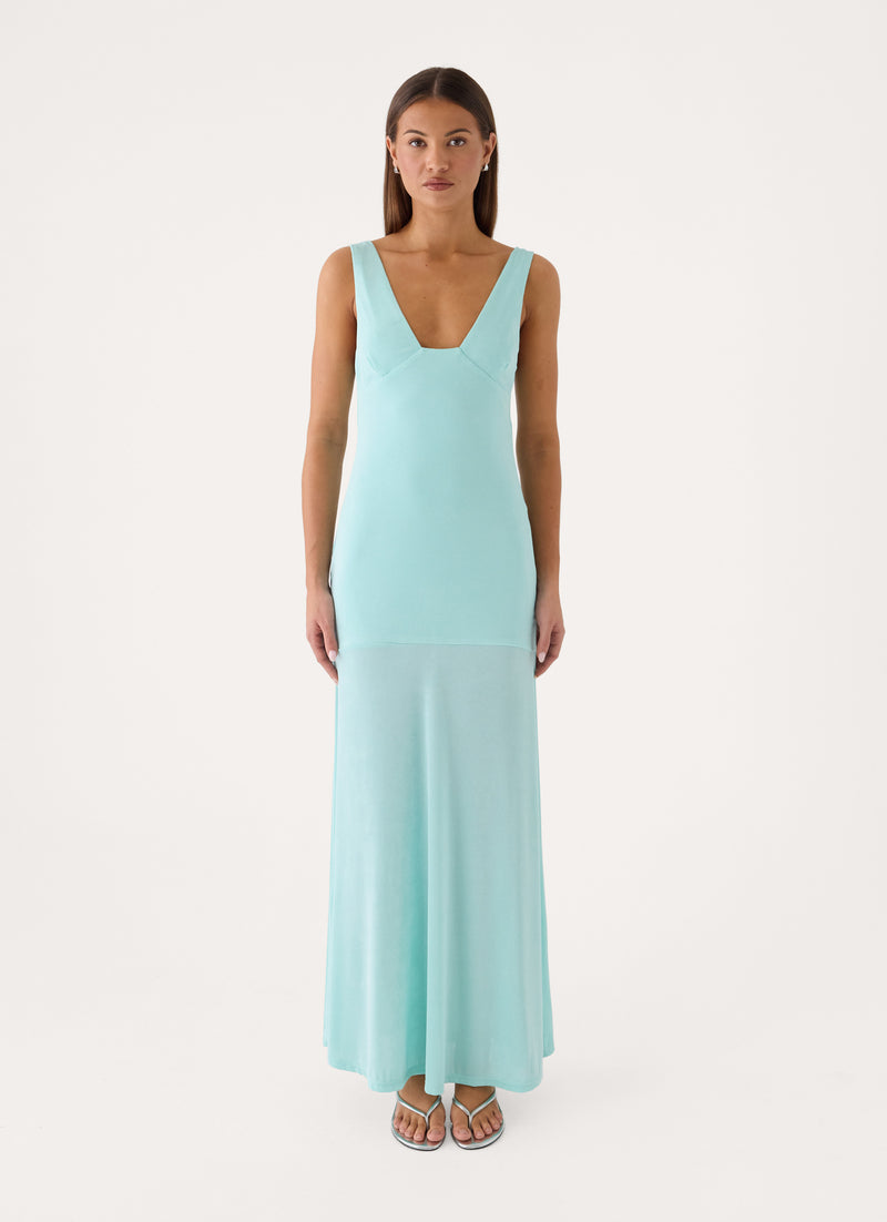 Oh Hunny Maxi Dress - Aqua