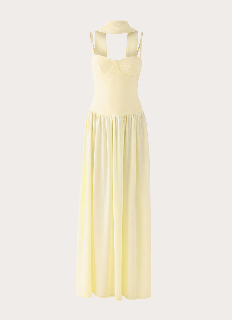 On My Page Maxi Dress - Yellow