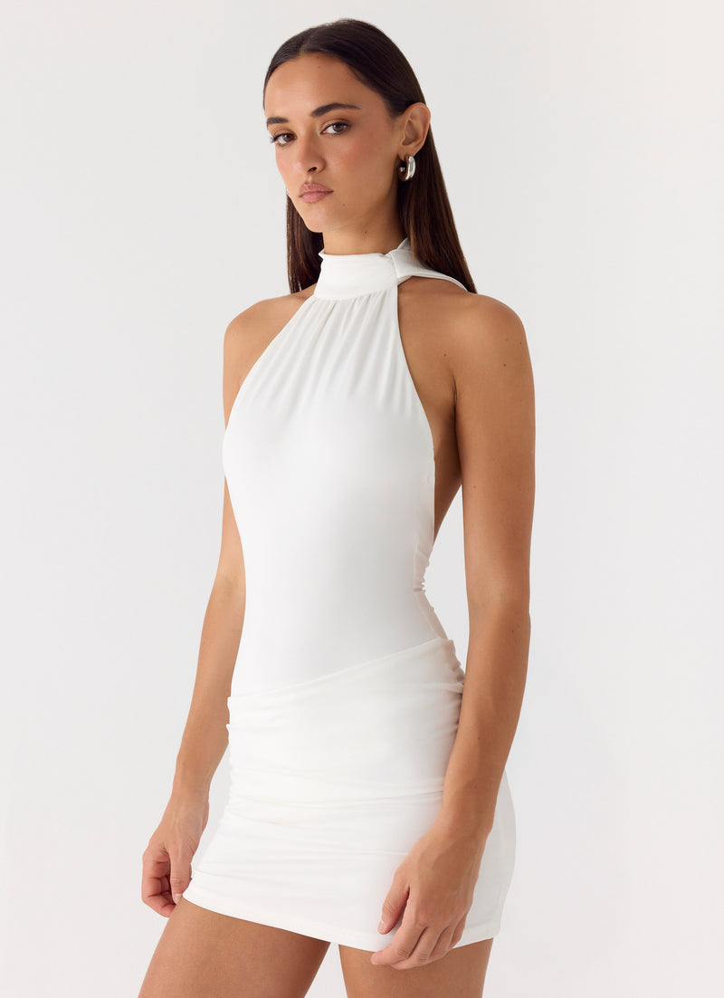 On My Way Mini Dress - White