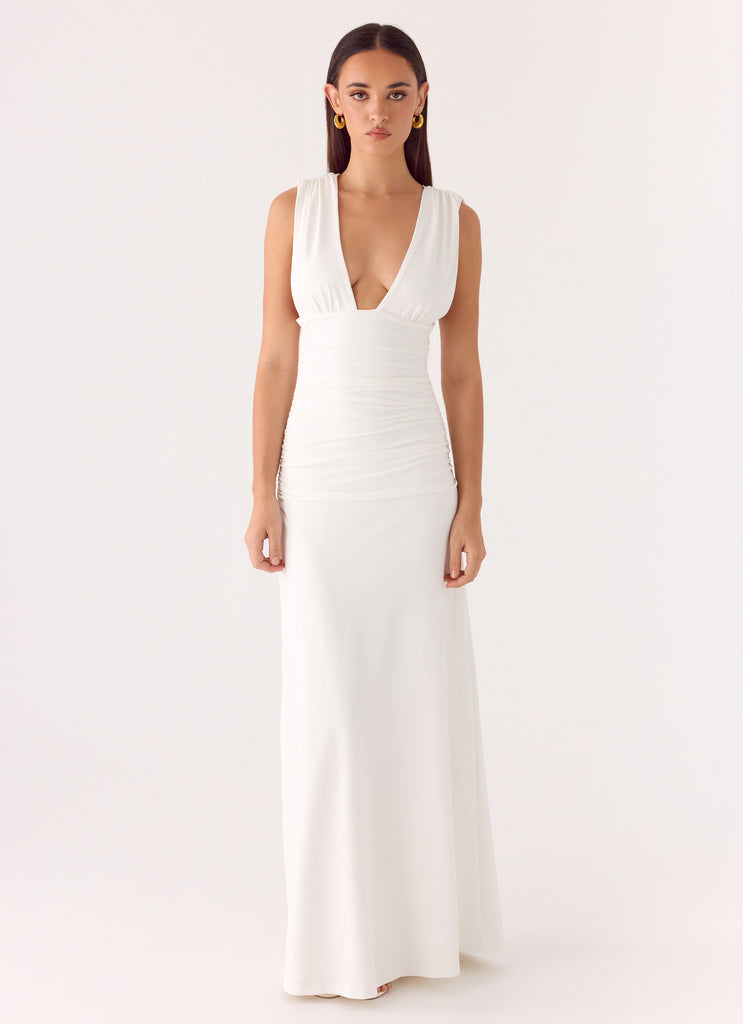 Options Maxi Dress - White