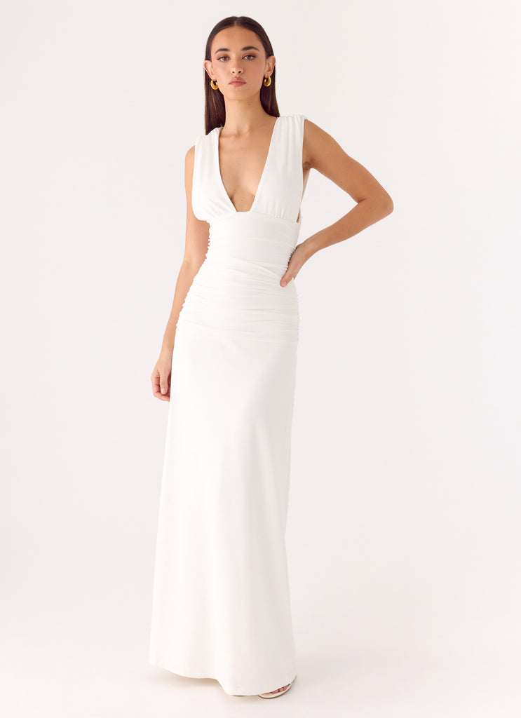 Options Maxi Dress - White