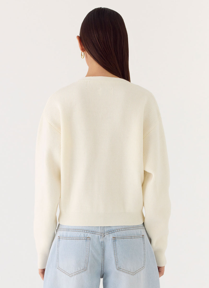 Orla Knit Sweater - Ivory