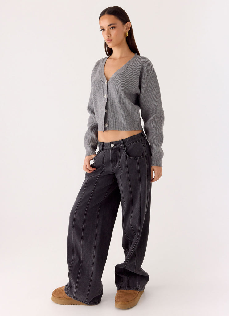 Orla Knit Sweater - Grey