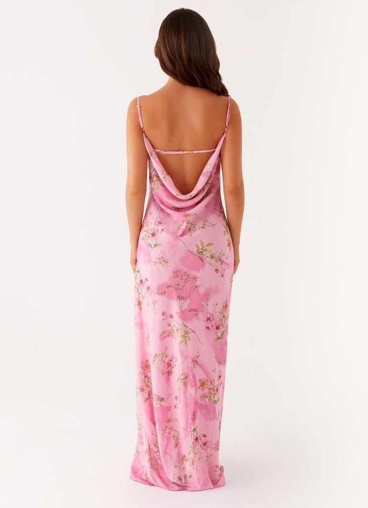 peppermayo pink flower dress Orlando Maxi Dress