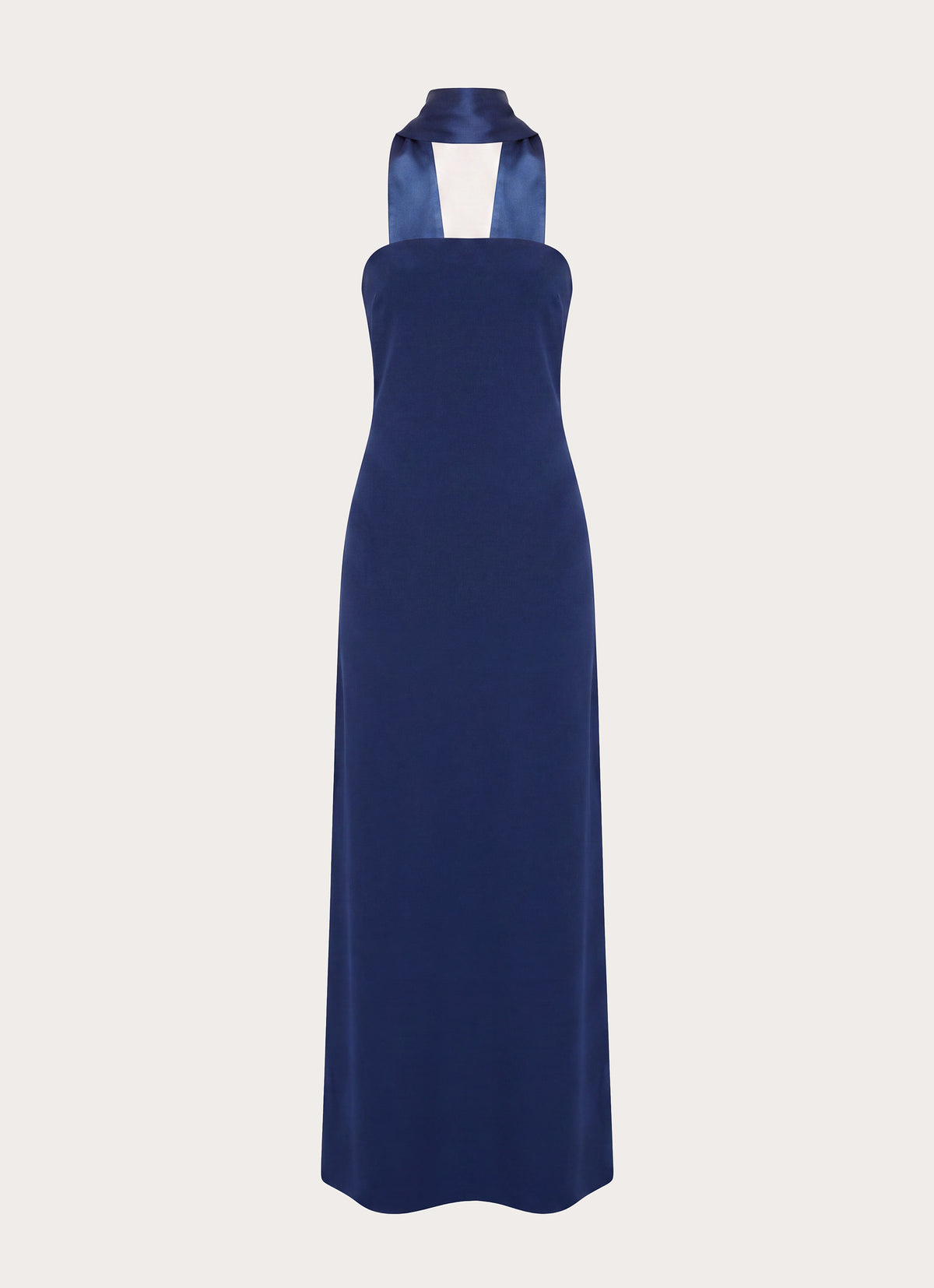 Out All Night Scarf Maxi Dress - Navy