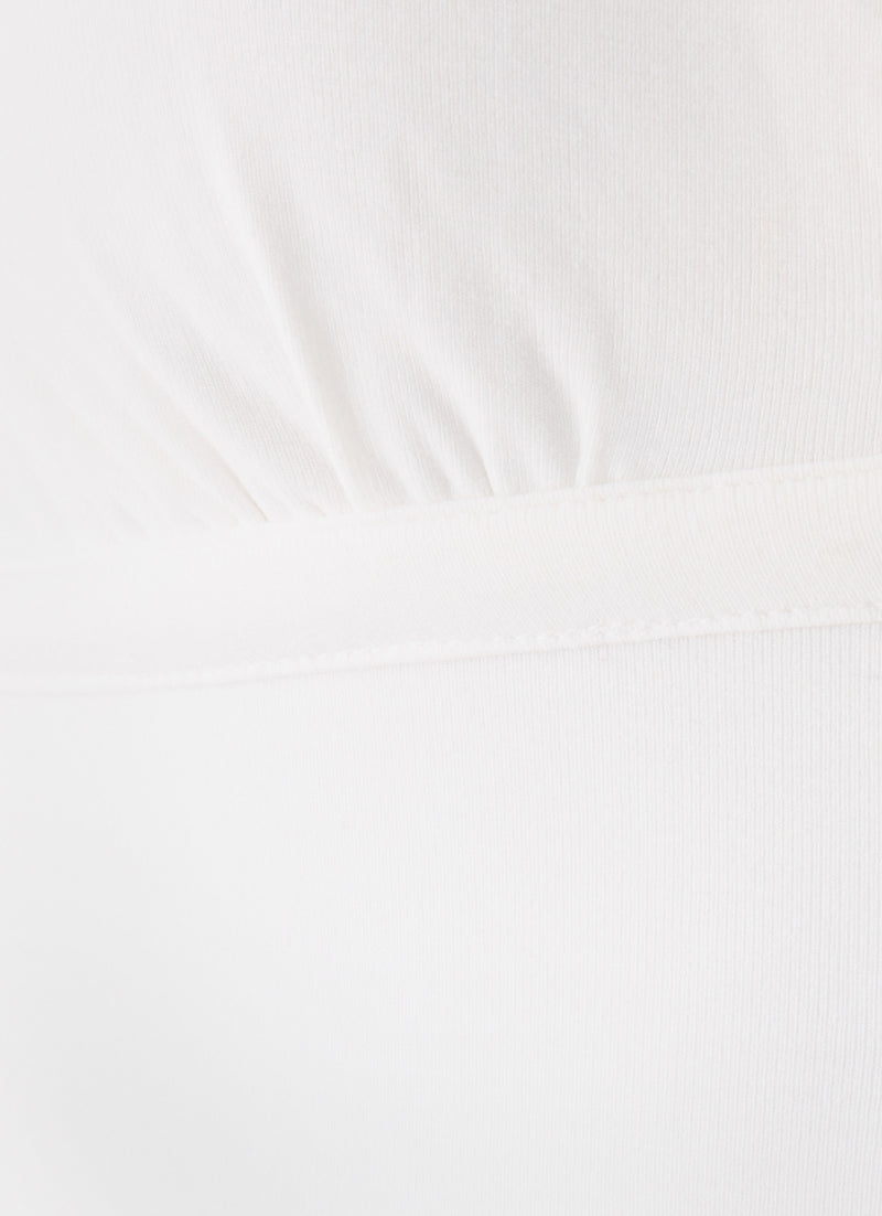 Panasi Button Up Top - White