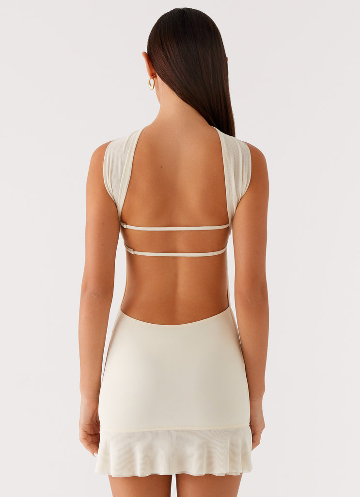 paro mini dress in ivory paro mini dress in ivory Joelle Mini Dress