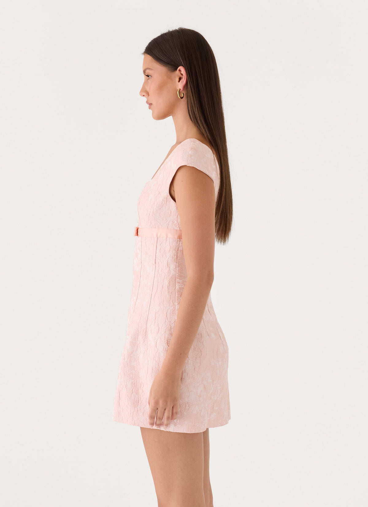 Peaches Mini Dress - Peach