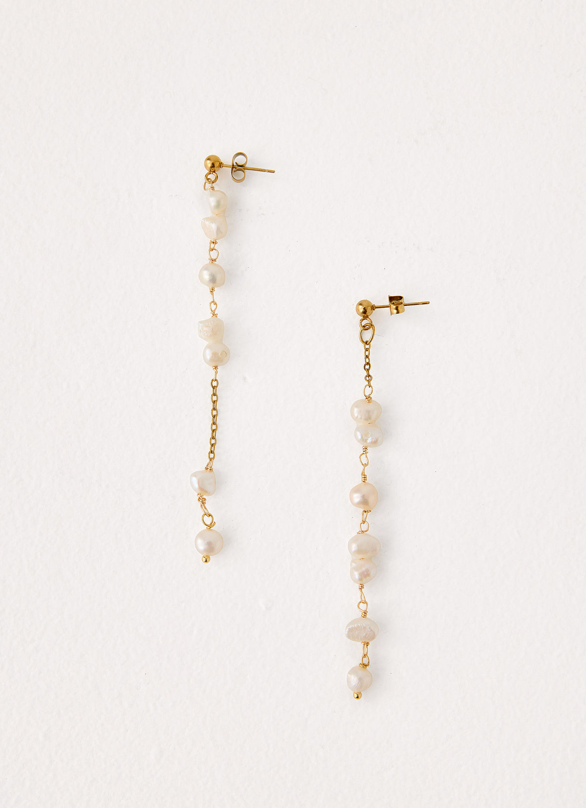 Pearla Earrings - Gold/Pearl