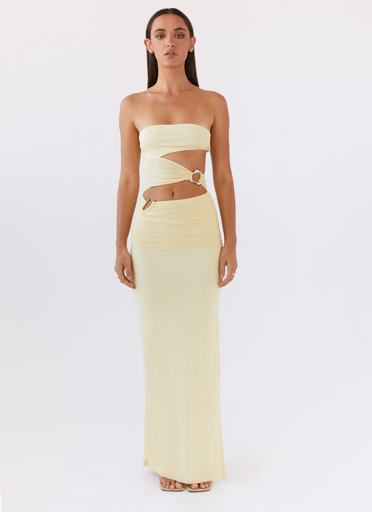 into pieces mesh maxi dress Into Pieces Mesh Maxi Dress - White