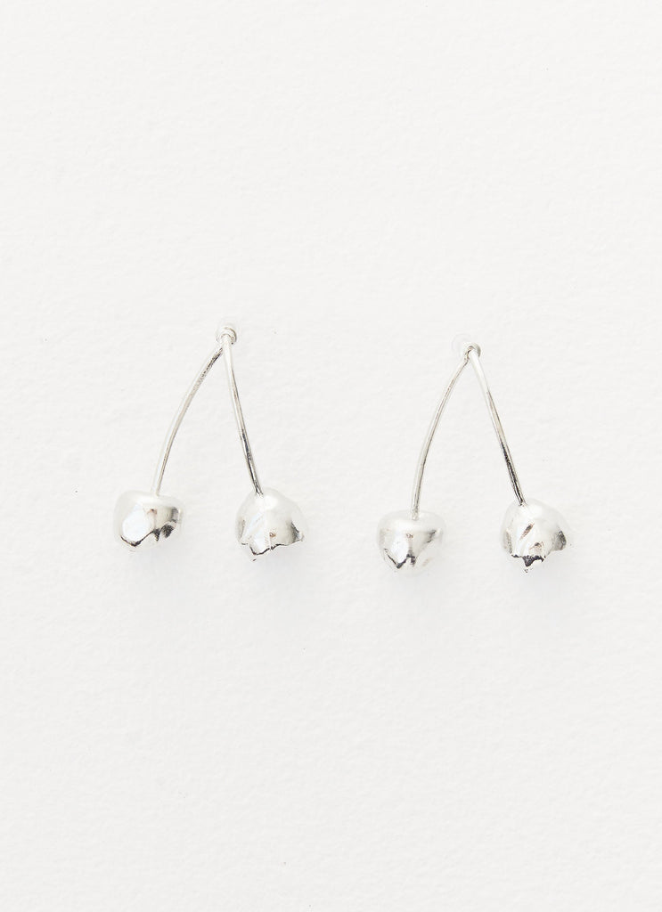 Cherry Forever Earrings - Silver