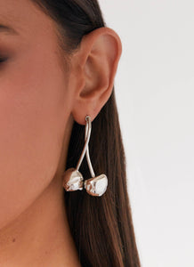 Cherry Forever Earrings - Silver