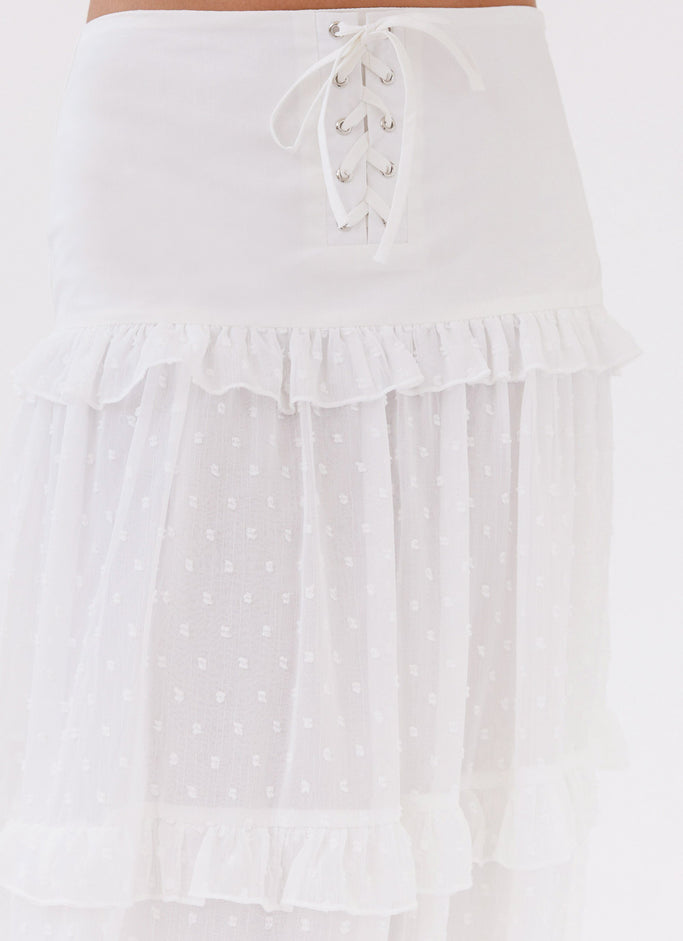 Esmeralda Maxi Skirt - White