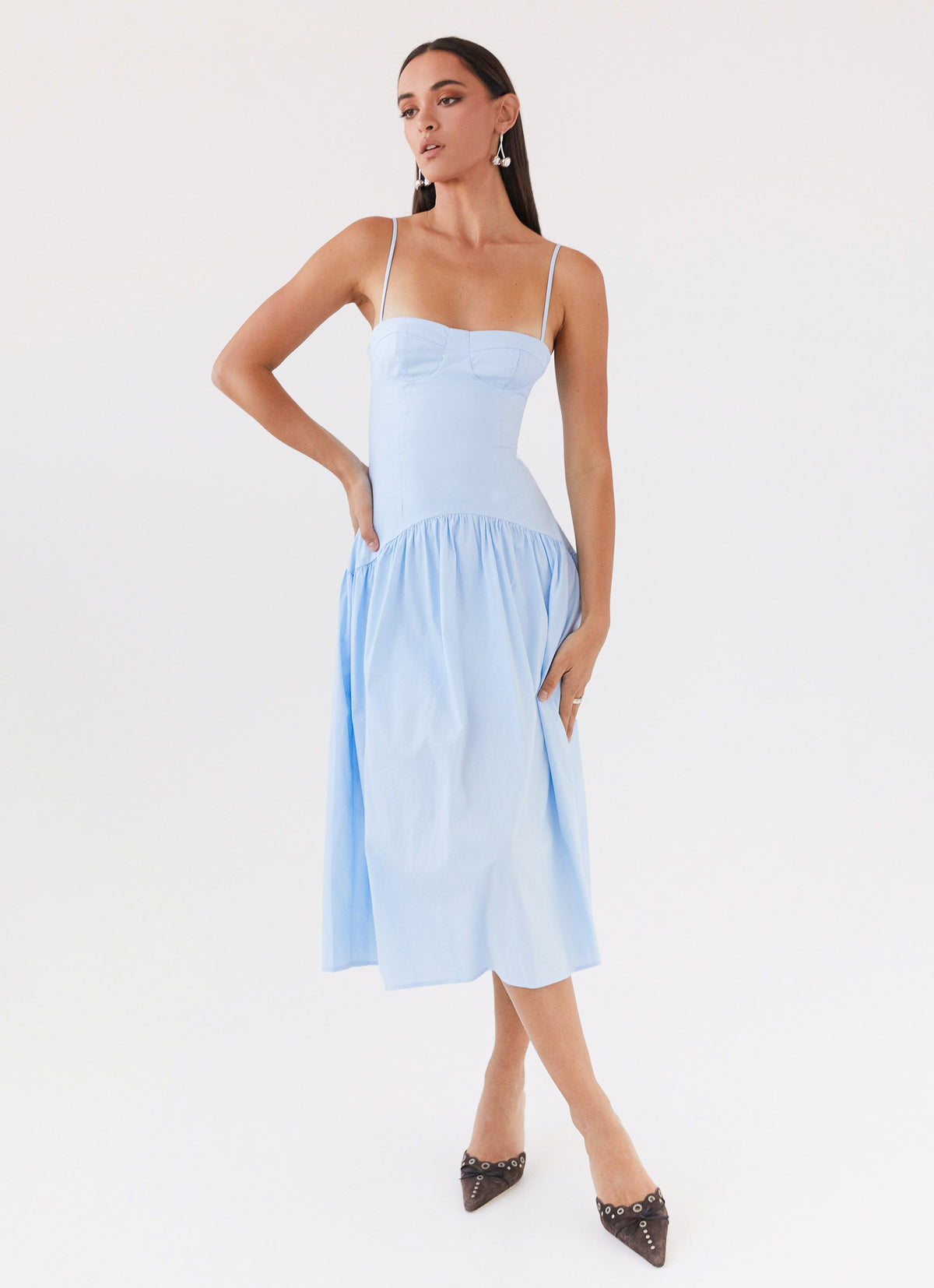 Yvette Corset Midi Dress