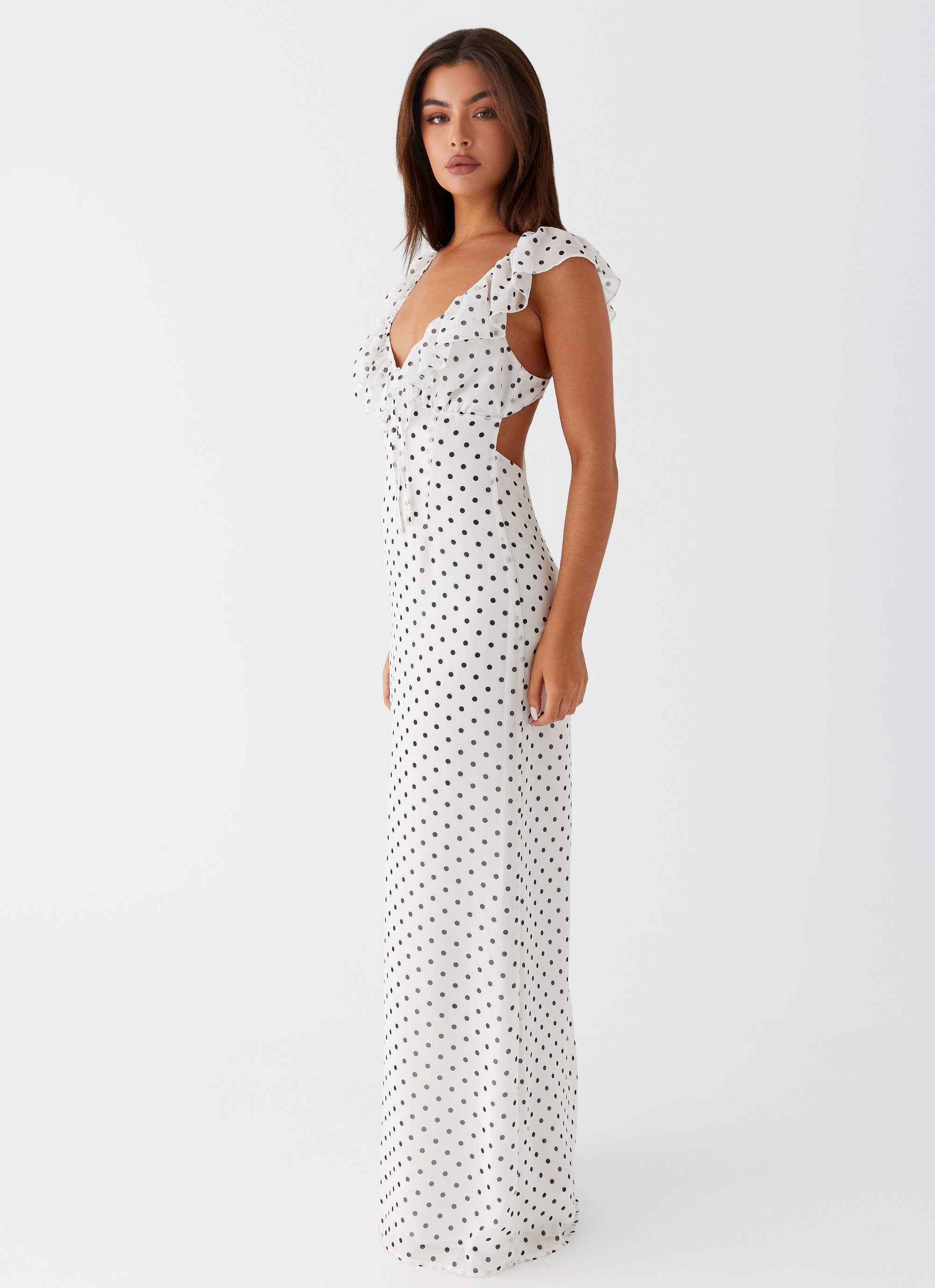 Silvie Maxi Dress - White – Peppermayo