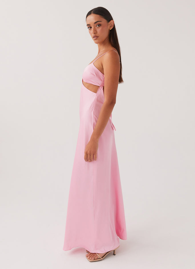 Pretty In Pink Maxi Dress - Rose Quartz