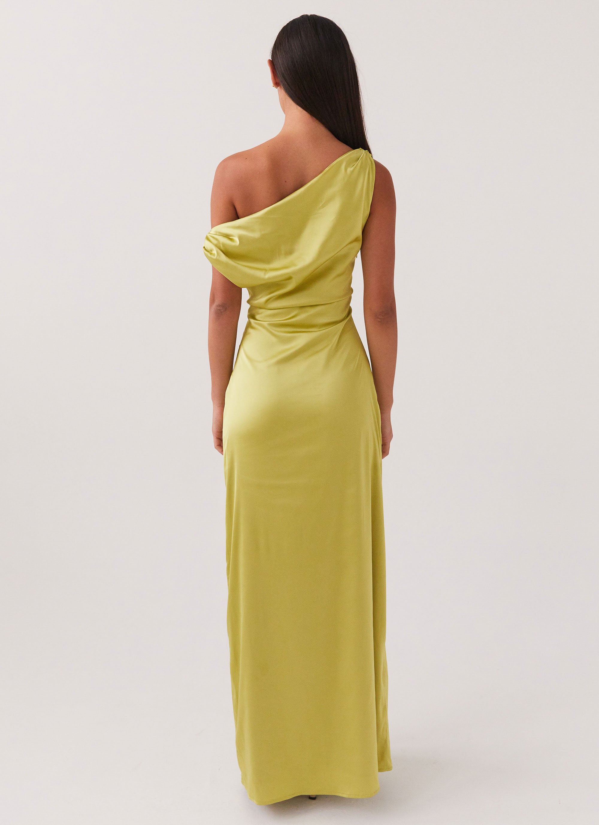 Heart Of Glass Satin Maxi Dress