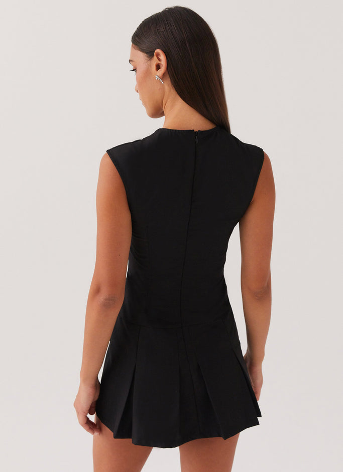 Cassia Mini Dress - Black