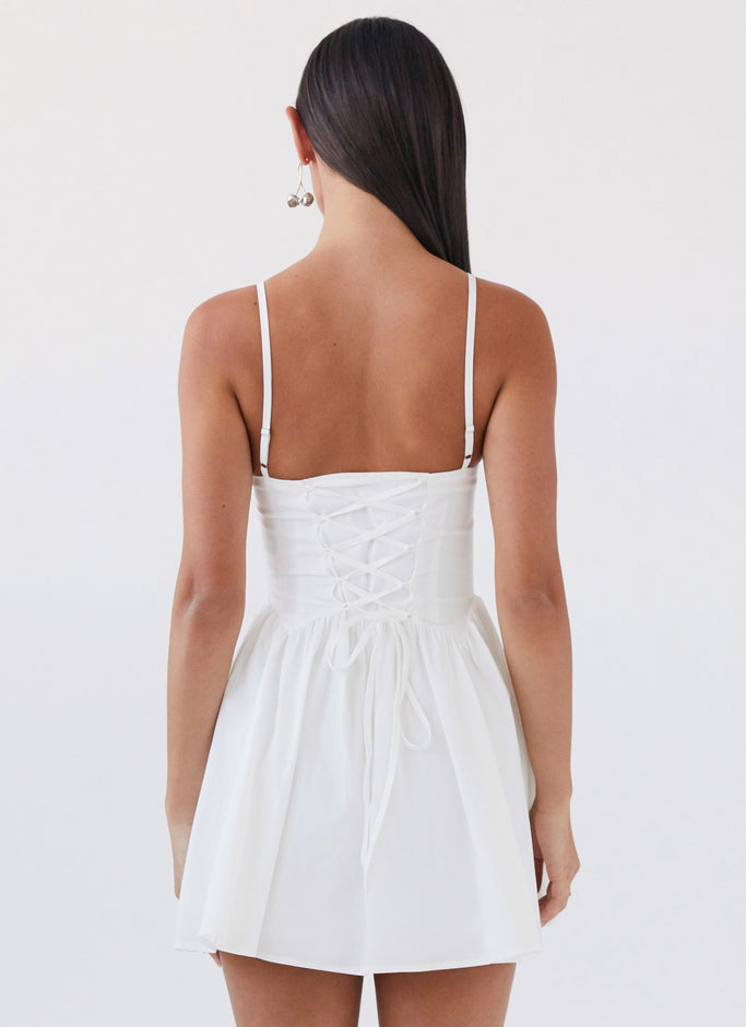 Tesoro Mio Mini Dress - White