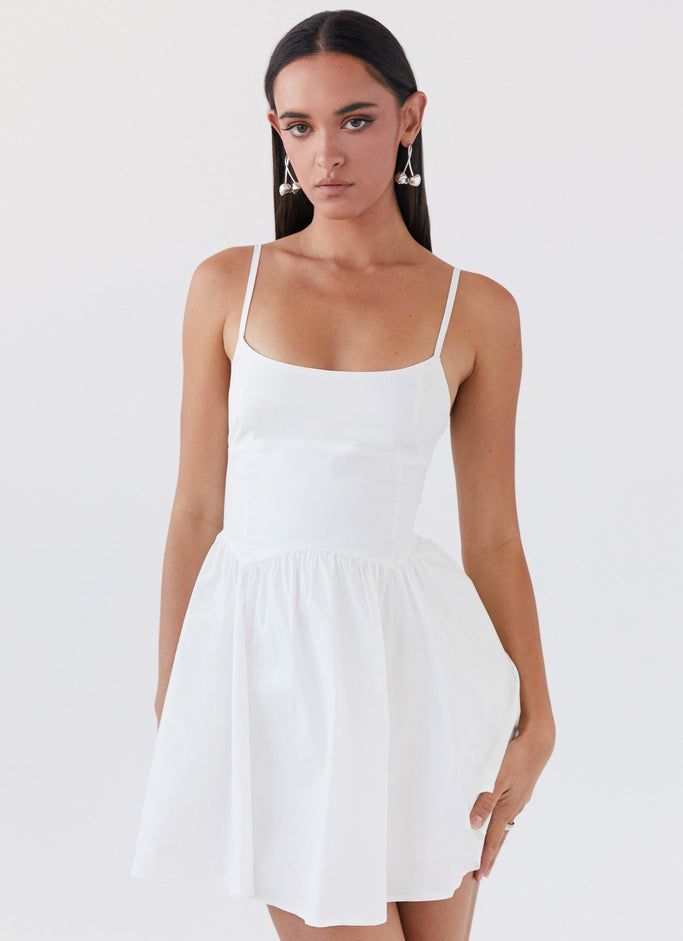 Tesoro Mio Mini Dress - White