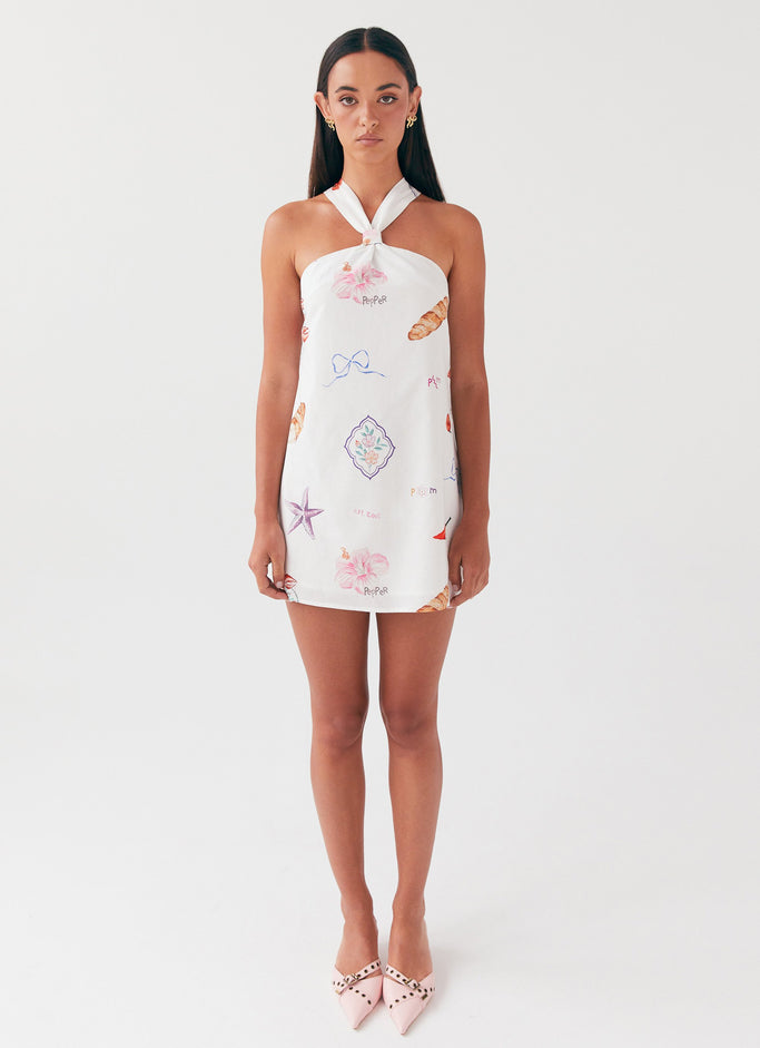 Keira Linen Mini Dress - Banchetto