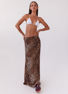 Violetta Maxi Skirt - Leopard