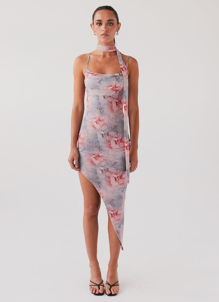 In Your Dreams Midi Dress - Chantilly Floral