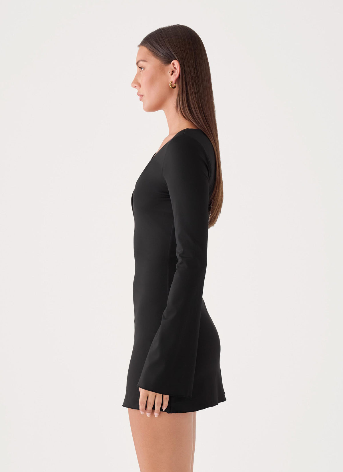 Perry Mini Dress - Washed Black