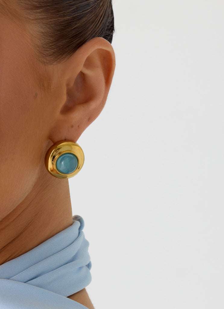 Poise Earrings - Blue