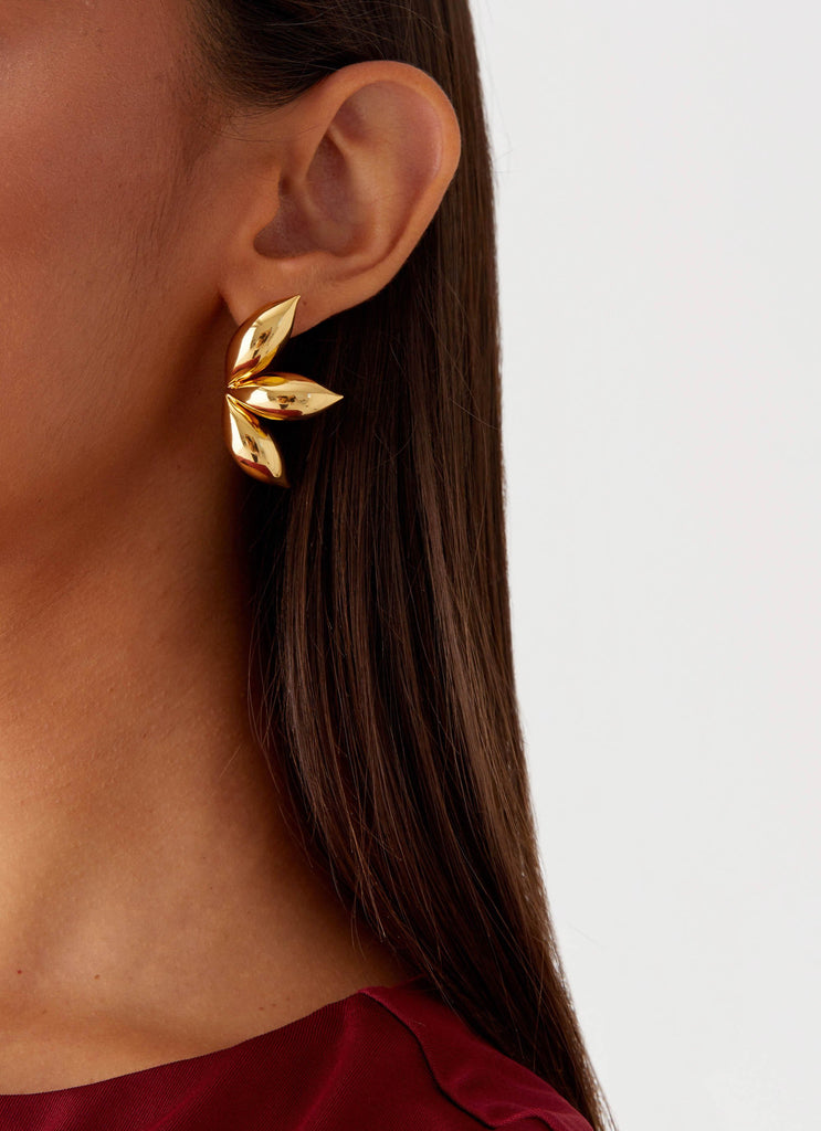 Priya Earrings - Gold