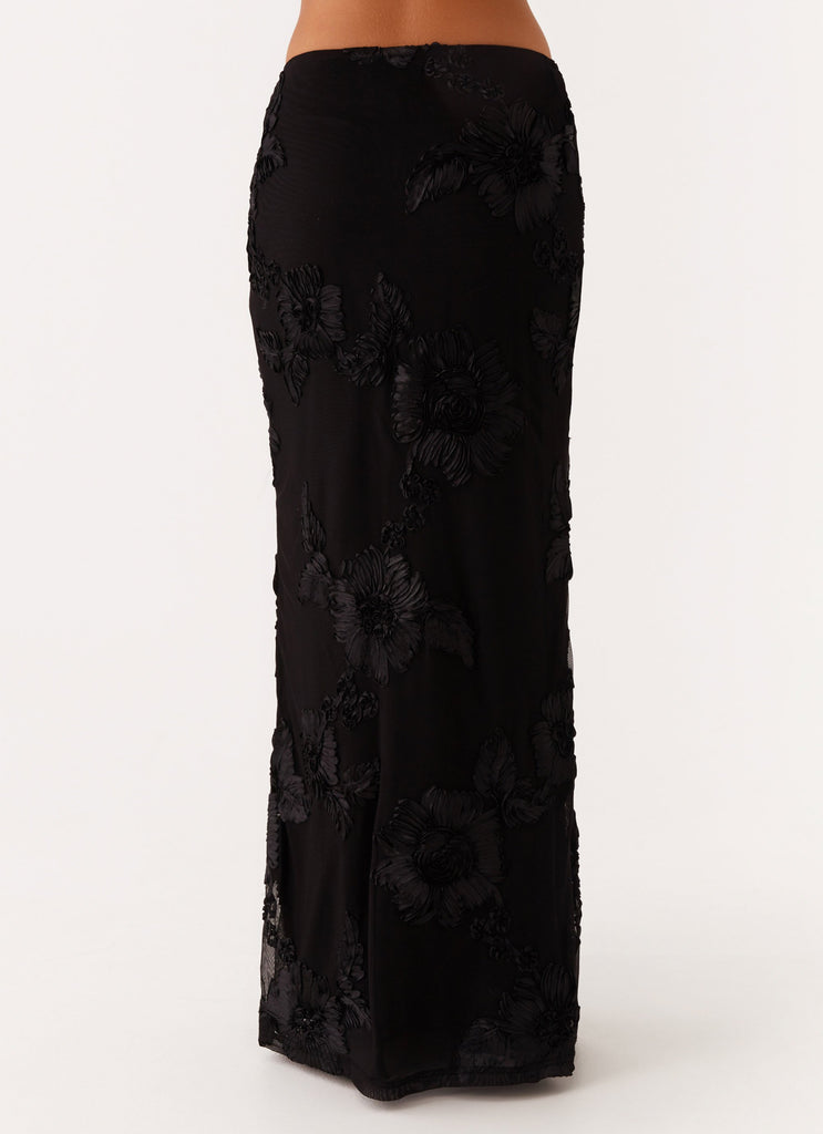 Radiate Maxi Skirt - Black