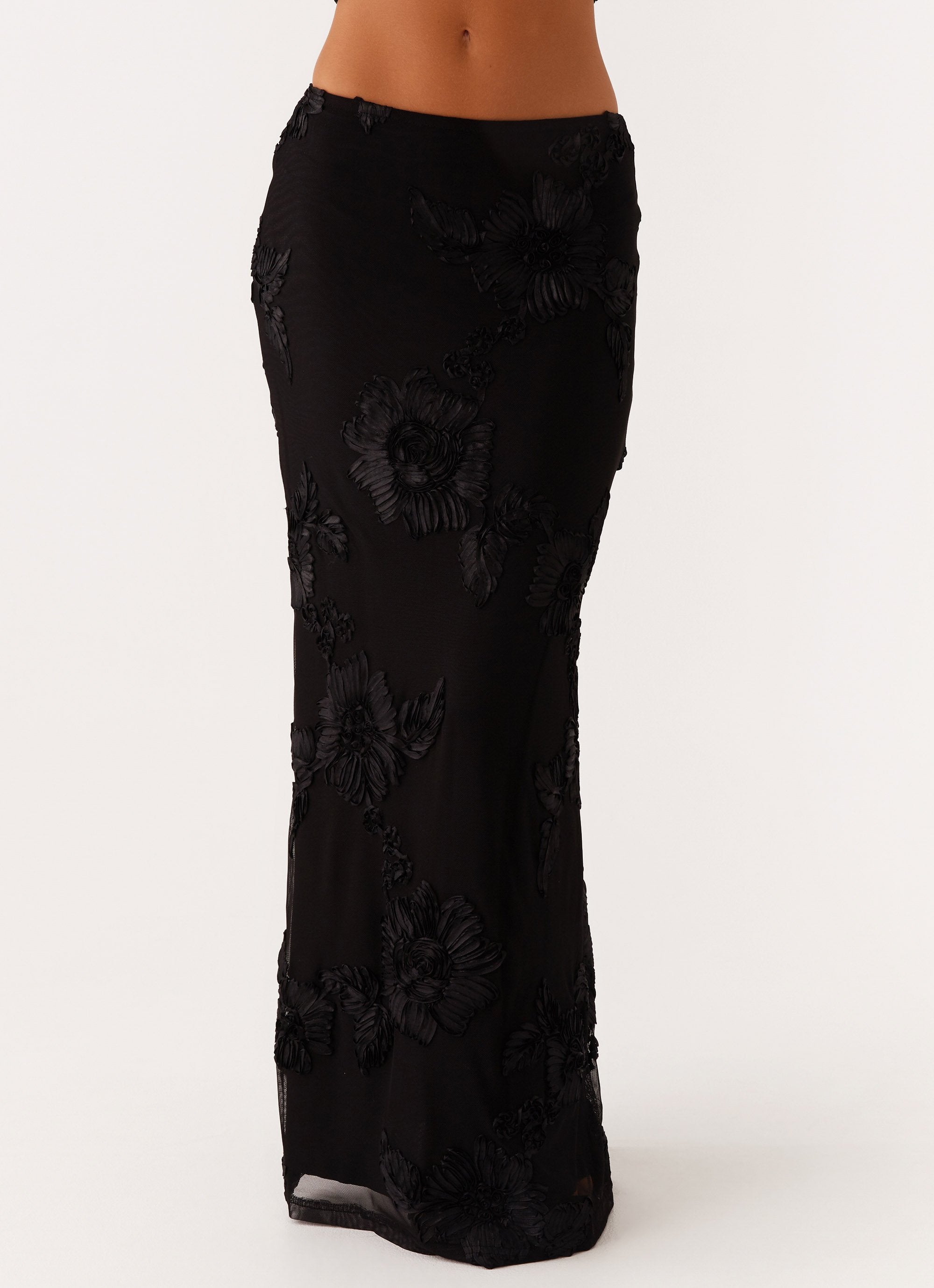 Radiate Maxi Skirt Black – Peppermayo - Main Image