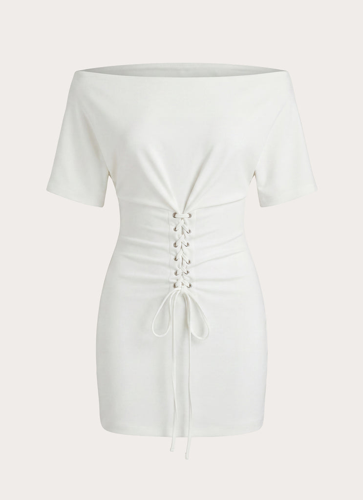 Rafinha Mini Dress - White