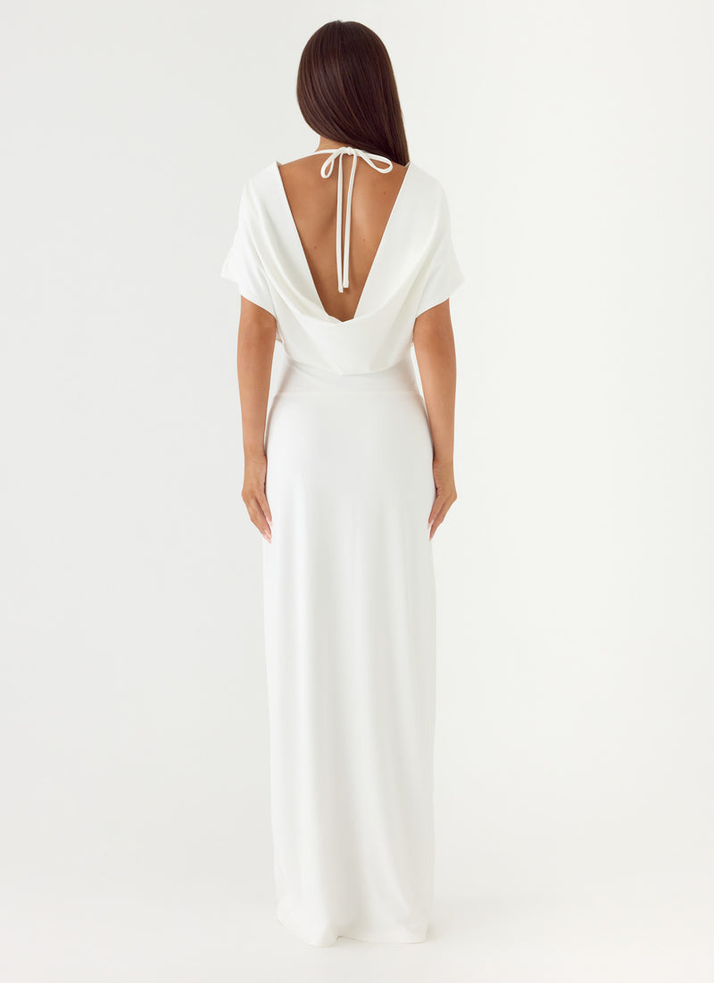 Rare Behaviour Maxi Dress - Ivory