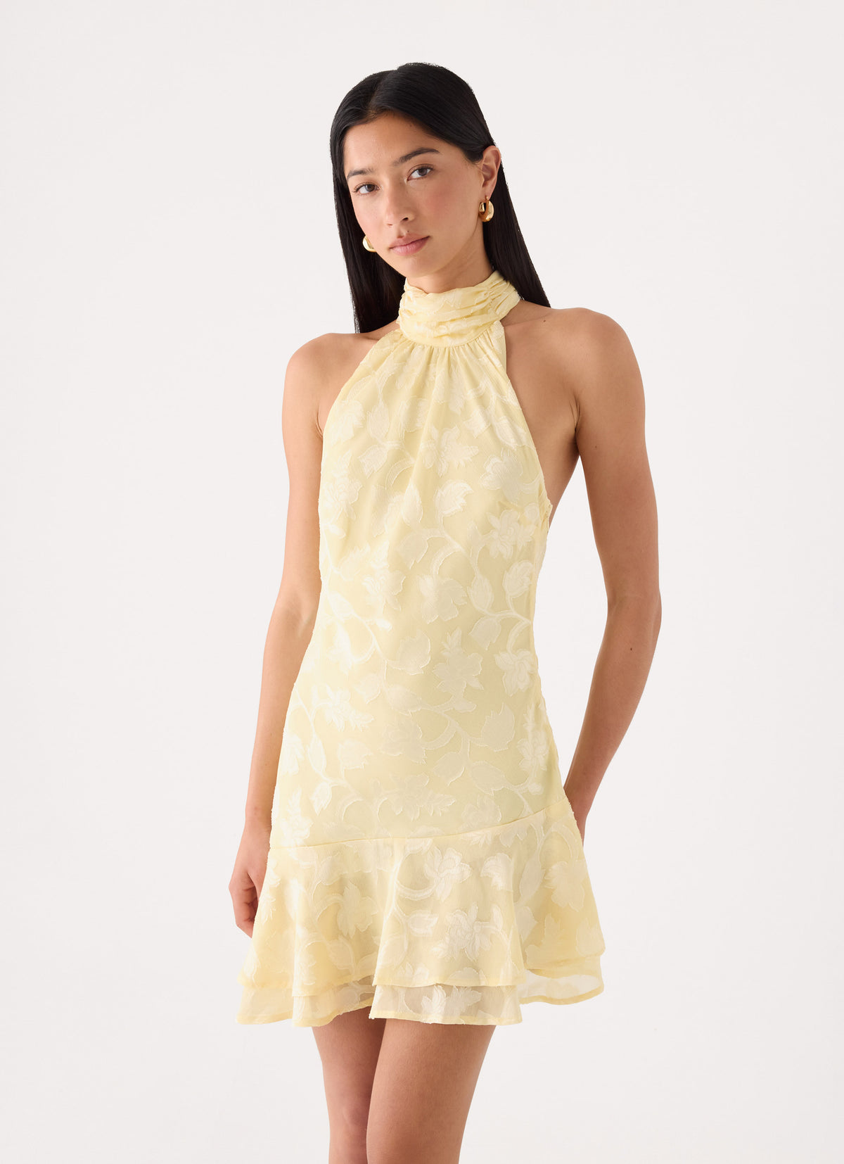 Recents Mini Dress - Yellow
