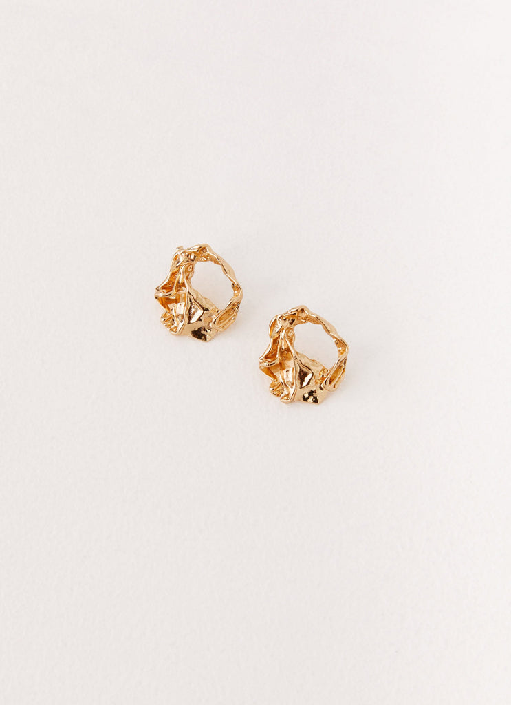 Reset Earrings - Gold