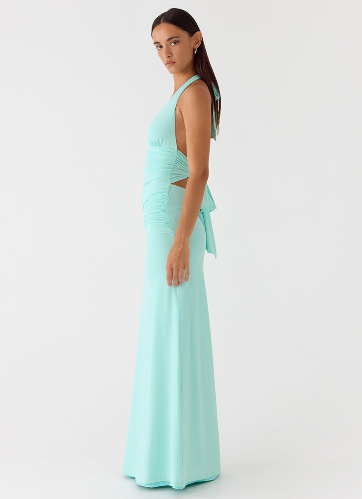 Rhia Halter Maxi Dress - Mint