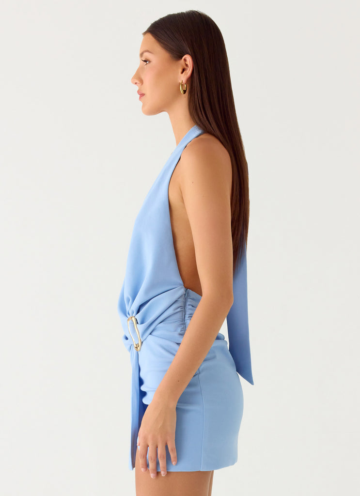 Right Now Mini Dress - Periwinkle – Peppermayo