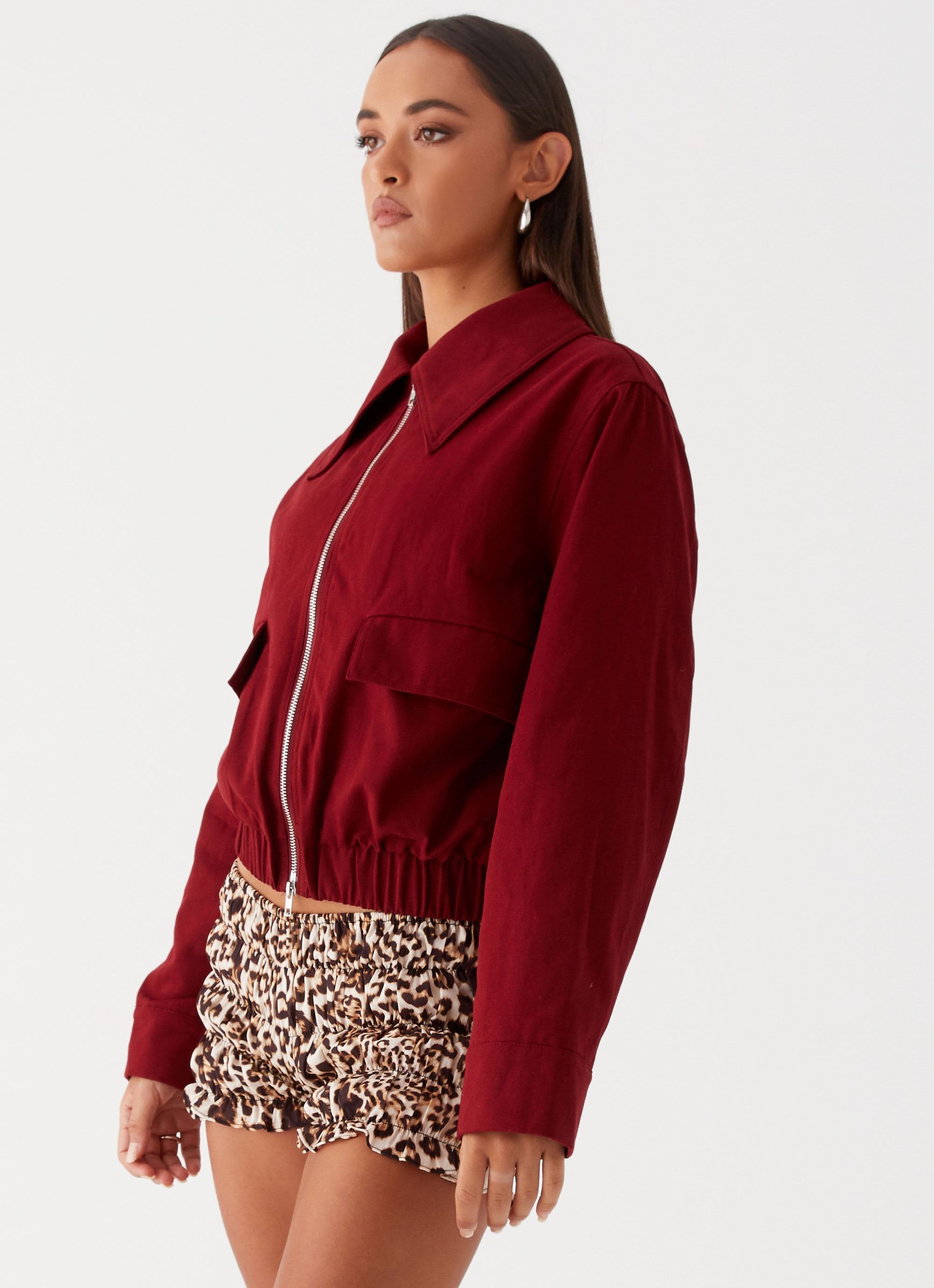 Perfect Bomber Jacket - Red main image 1