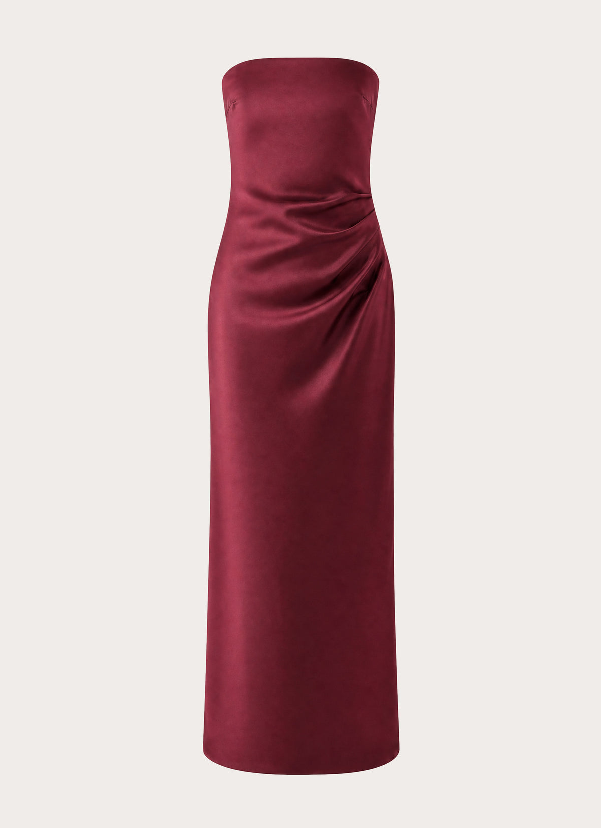 Rinari Strapless Maxi Dress - Maroon