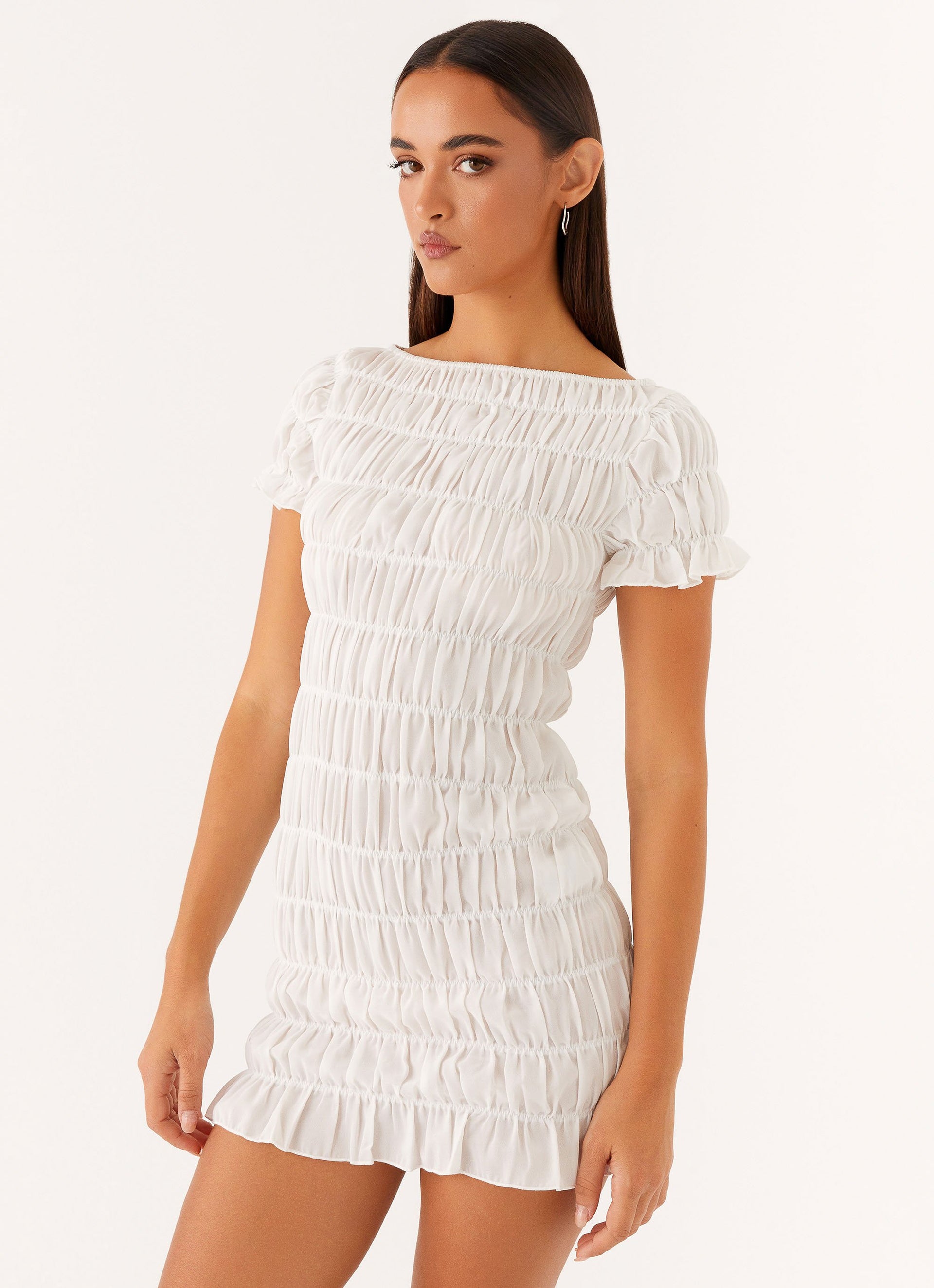 Rita Ruched Mini Dress